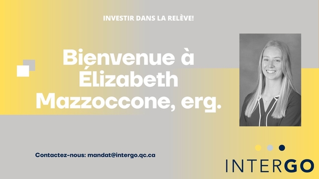 Une nouvelle ergothérapeute se joint à l'équipe: Élizabeth Mazzoccone