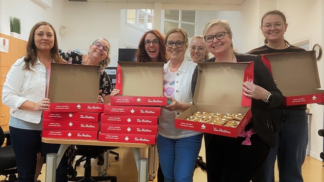 C'est le retour de la campagne du Biscuit Sourire de Tim Hortons!